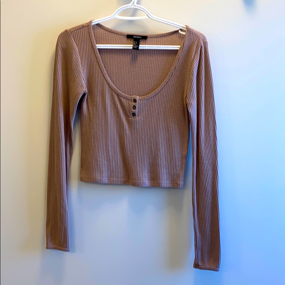 Forever 21 Crop Long Sleeve